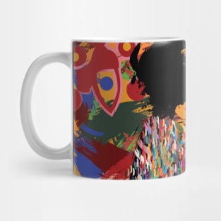 Family Colorful Abstract Art Mug